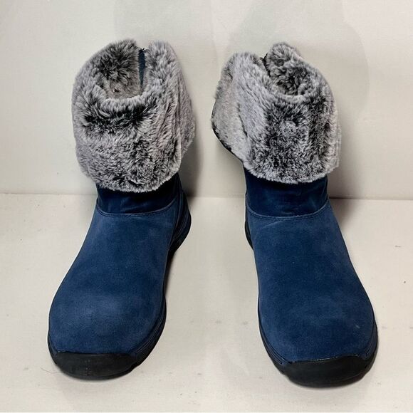 Muk Luks Ariel Water-Repellent Suede Winter Boots - Picture 3 of 6